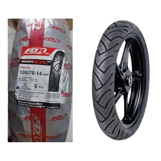 Ban Fdr Sport Xr Evo 100/70-14 Ring 14 Tubless Rear Tire