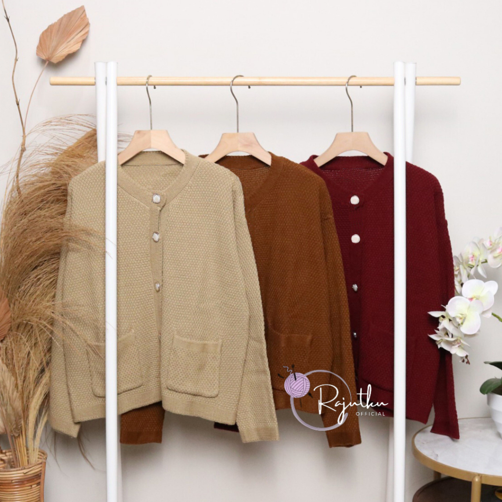 Official Rajutku Alya Cardigan Rajut Premium