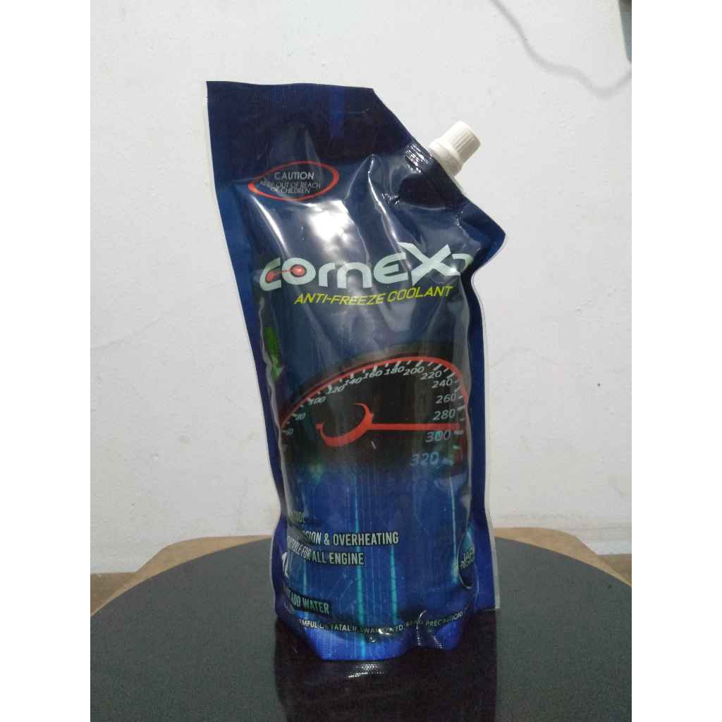 Air Radiator Coolant Cornex MOTOR MOBIL 1 Liter KEMASAN POUCH ATAU JERIGEN