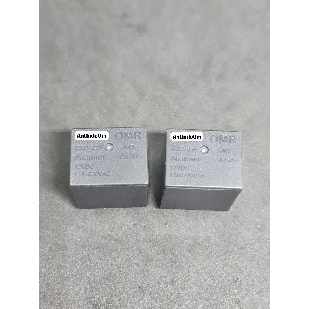 Relay 12ampere 12volt 5 pin / Relay 12A 12V 5p JZC-22F-DC12V