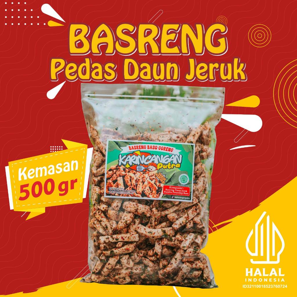 

Basreng pedas daun jeruk 500gr