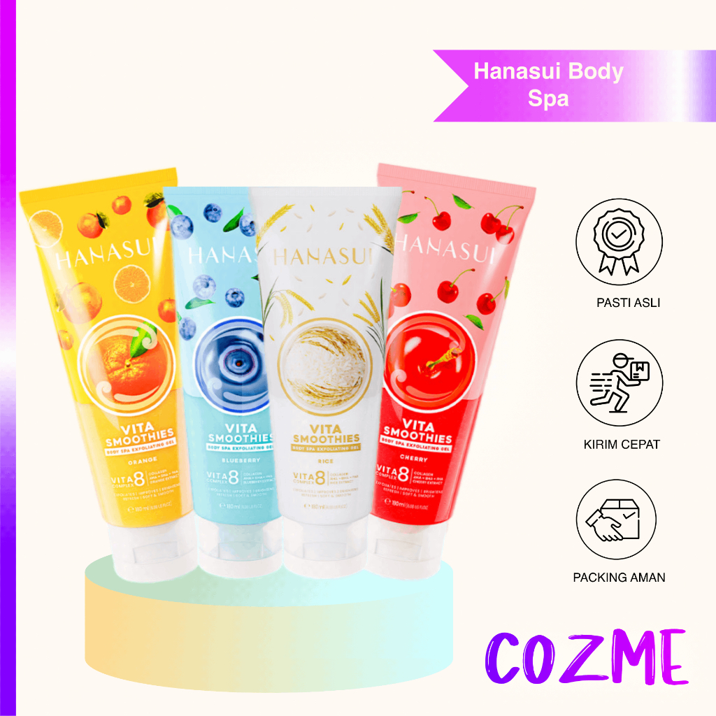 HANASUI Vita Smoothies Body Spa Exfoliating Gel 180mL