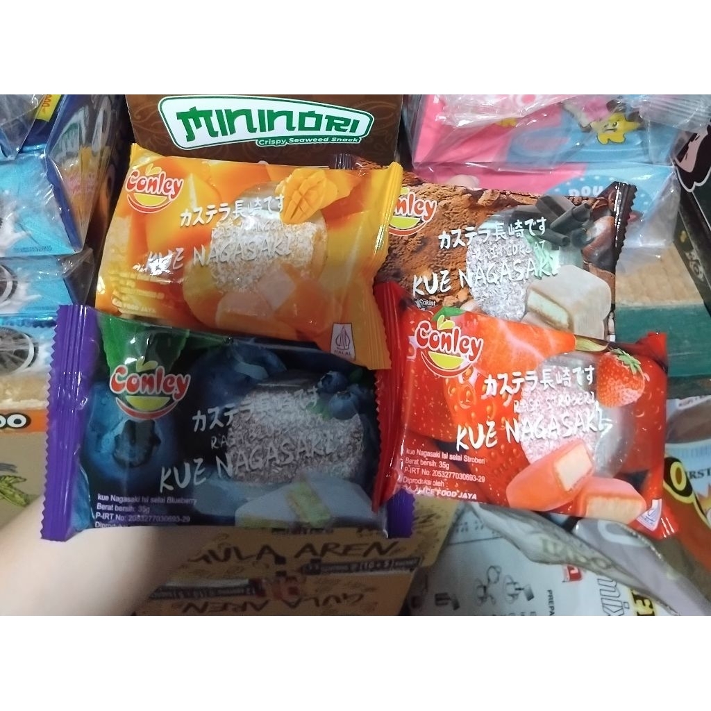 

Kue Mochi Nagasaki Coklat / Stroberi / Mangga / Blueberry