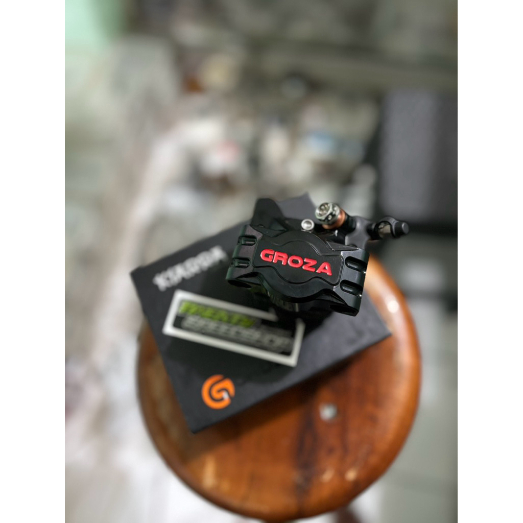 GROZA - KALIPER CALIPER GROZA RADIAL KIARRA 2 PISTON (HITAM)