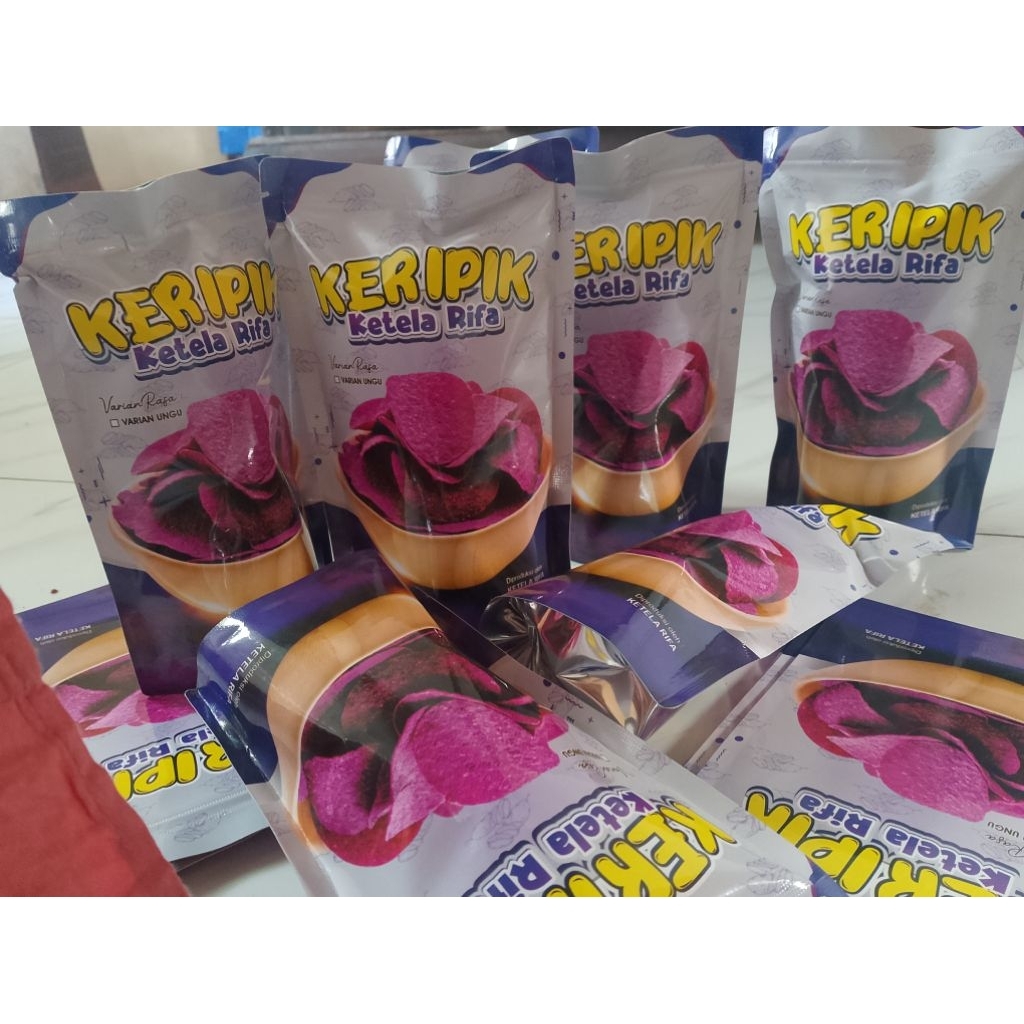 

kripik ketela ungu