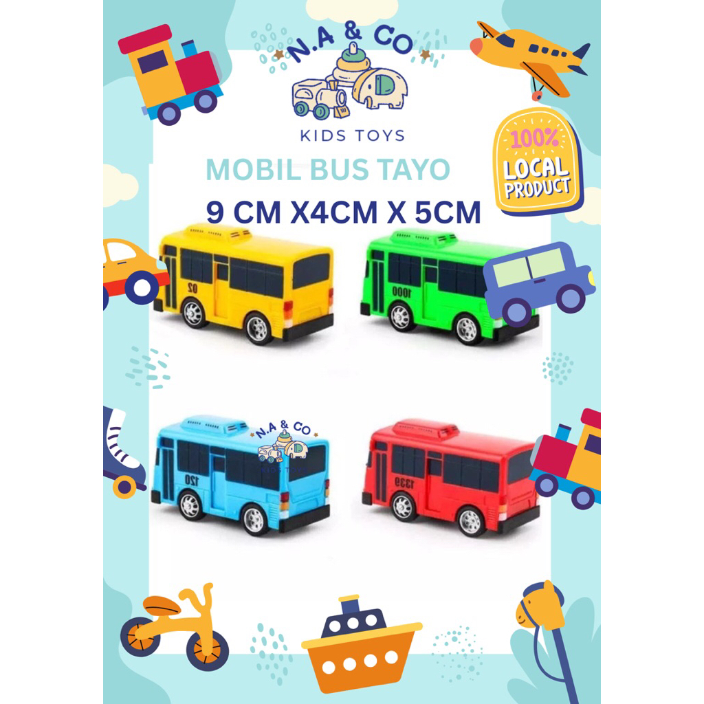 MAINAN MOBIL TAYO SLIDING DOOR THE LITTLE BUS / MOBIL TAYO / BIS TAYO PULL BACK MAINAN MOBIL TAYO
