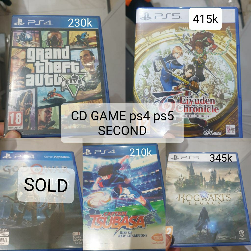 Kaset CD Game BD PS4 PS5 BEKAS SECOND gta 5 ps4
captain tsubasa rise of new champions ps4

eiyuden c