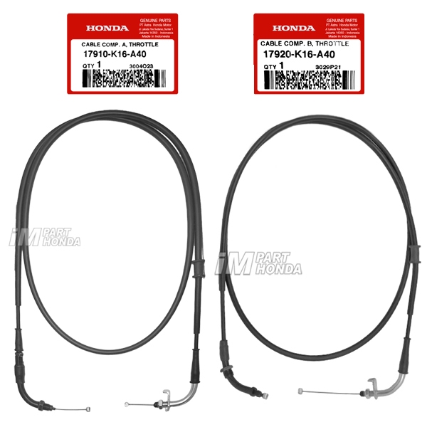 SALE  17910-K16-A40 17920-K16-A40 KABEL GAS A B ATAS BAWAH SCOOPY ESP K16 2015 - 2016 READY