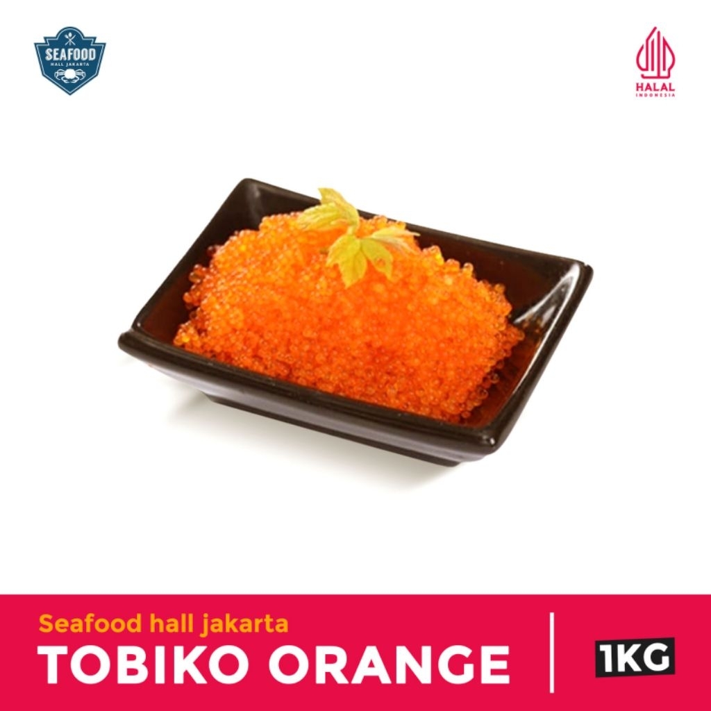 

Tobiko Orange Bersih Siap Masak 500gram/1kg