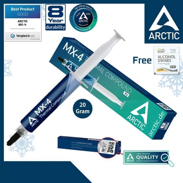 Pasta Processor Thermal Paste Artic | Cooler Master | PCCooler| Alsaye