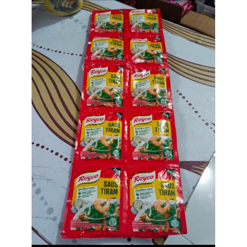

royco saus tiram/berat 25g, 1 renteng isi 10pc
