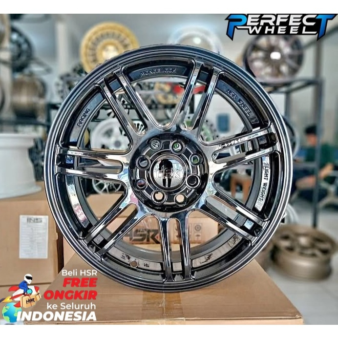 Velg Hsr Original Boon Boroko R15  Velg Jari Jari Untuk Mobil Agya Sigra Xenia Livina