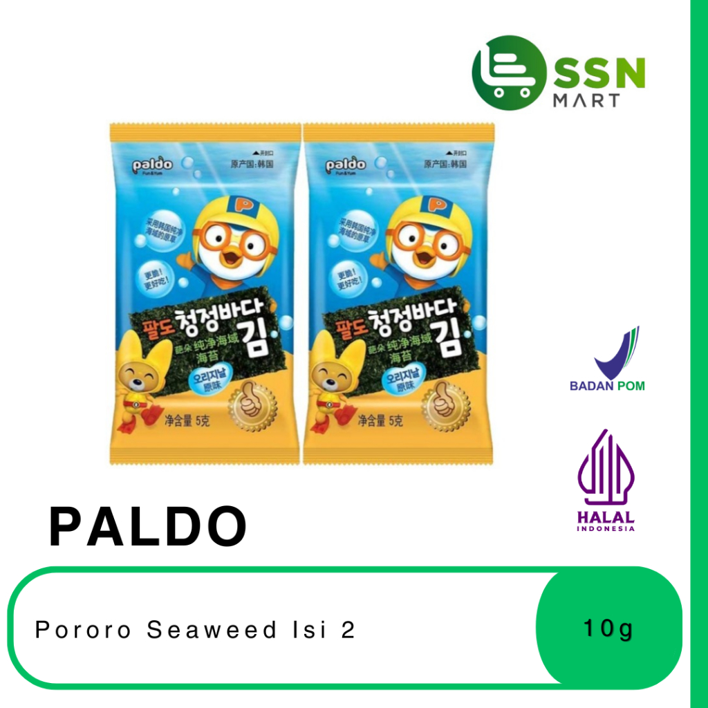 

SSNMart Pororo Seaweed (2PACK) ORIGINAL (5g*2)