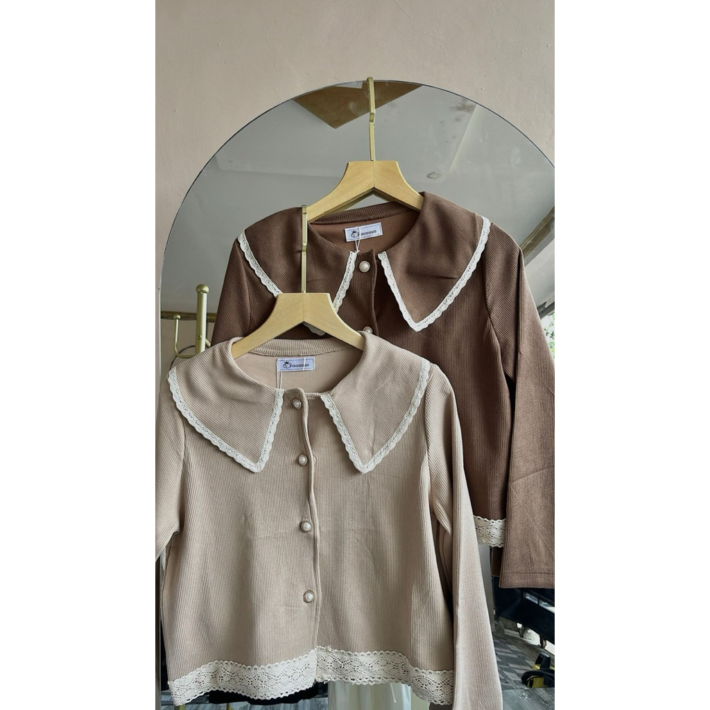 Arbella Outfit Kalisa Blouse Corduray Korean style