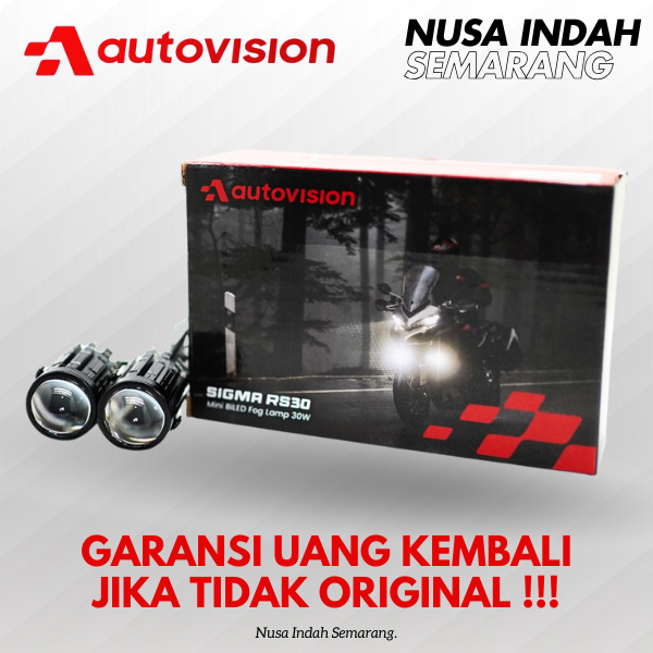 Lampu tembak lampu sorot fog lamp motor mobil warna putih kuning sigma Autovision