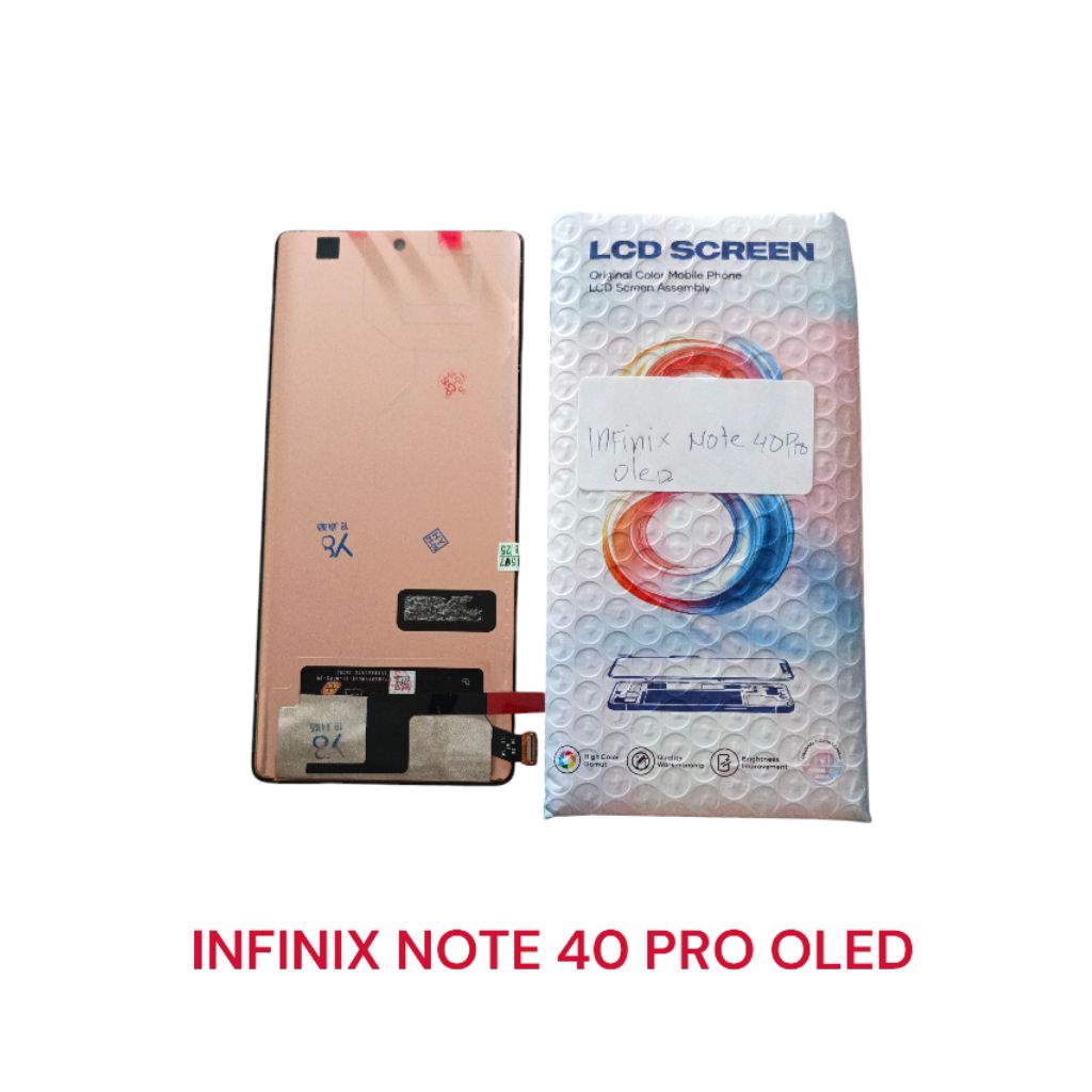 LCD TOUCHSREEN INFINIX NOTE
40 PRO OLED 2 4G X6850/X6880/HOT 50 PRO PLUS / NOTE 40 PRO 5G X6851/NOTE
