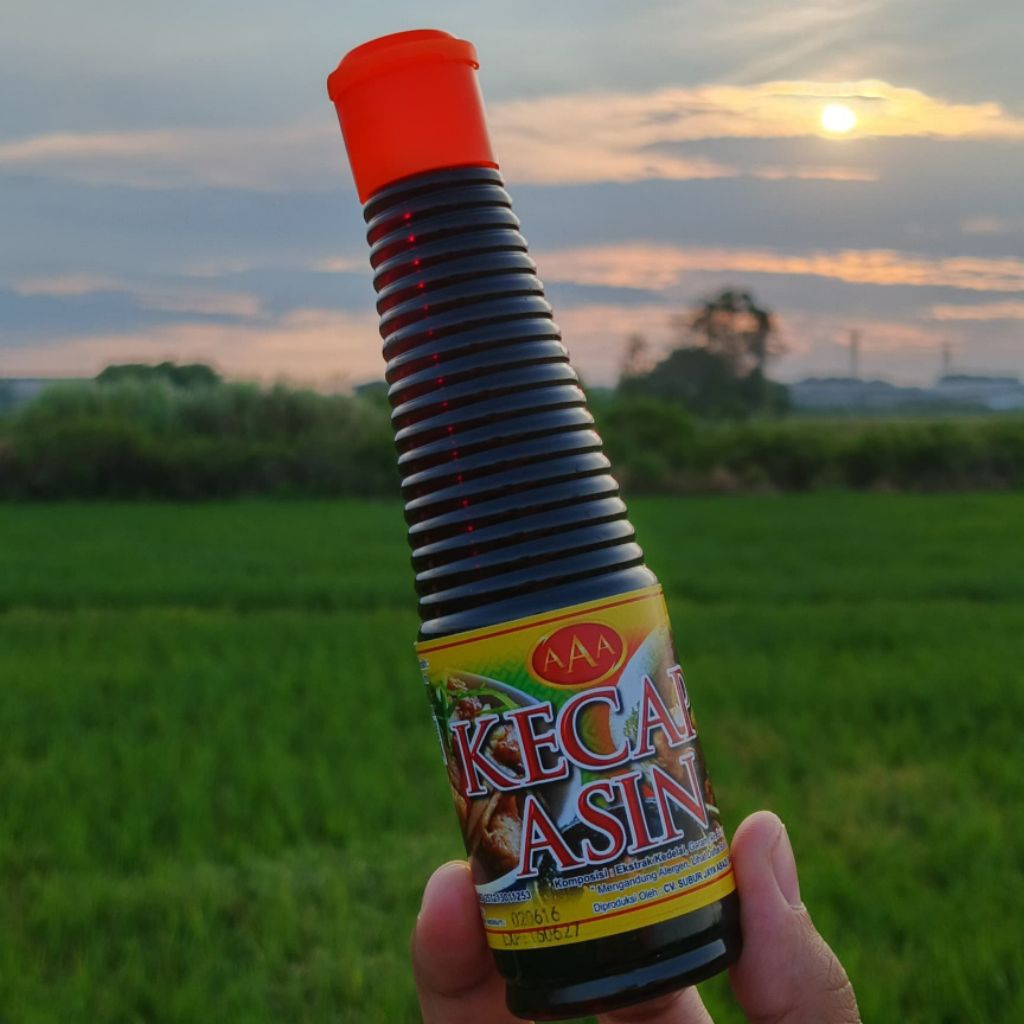 

Kecap Asin 140ML Merk AAA | Soy Sauce BPOM