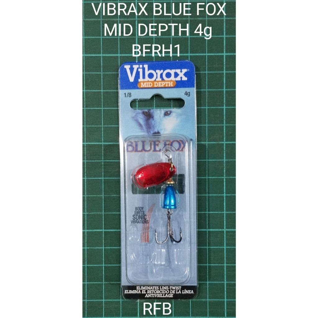 LURE / UMPAN VIBRAX BLUE FOX MID DIPTH 4gram
