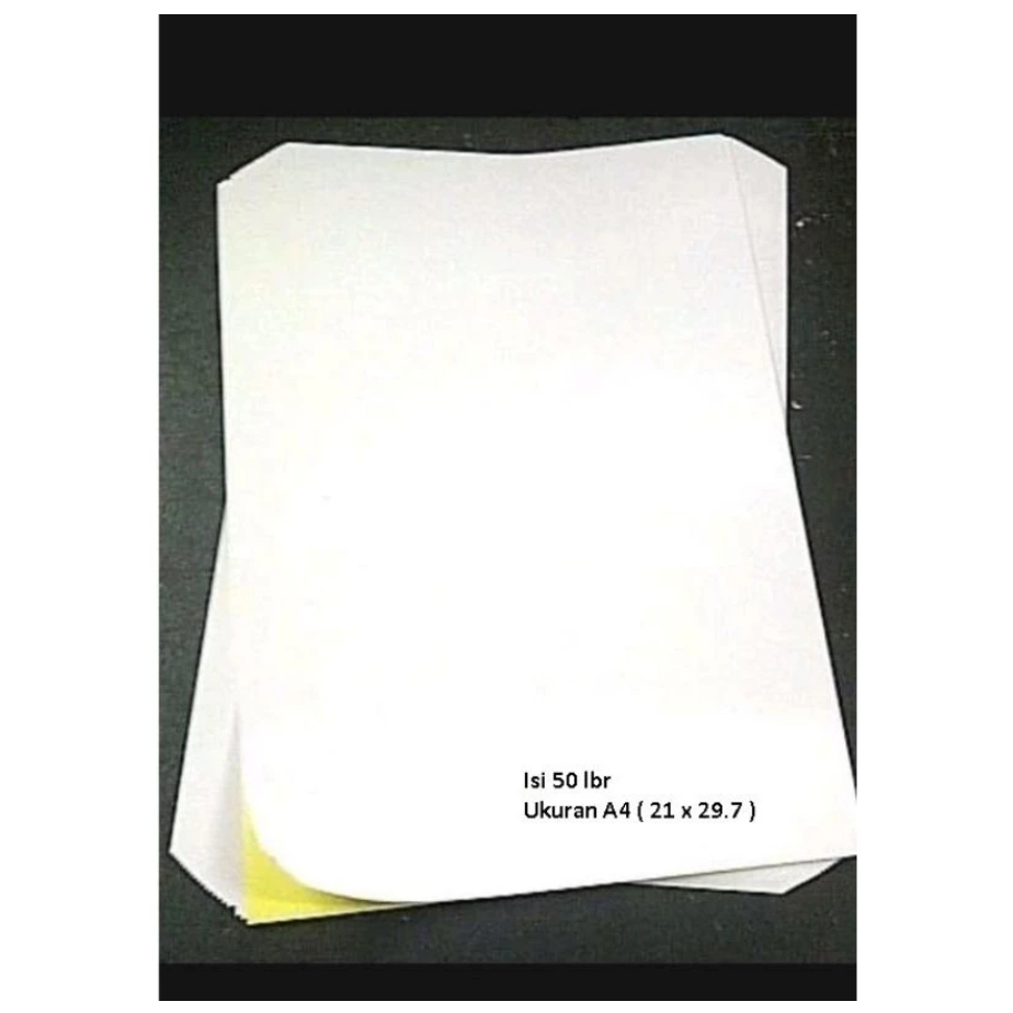 

KERTAS STIKER LABEL HVS UK A4