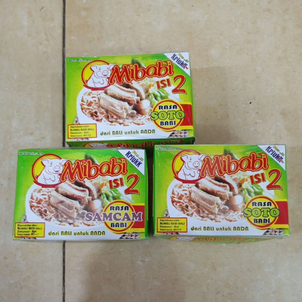 

Mibabi Mi Instan Kuah Isi 2 Berat 90g