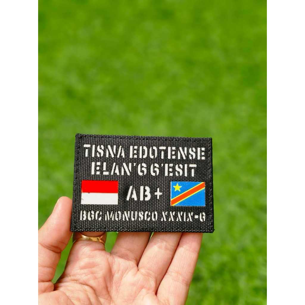 Patch laser custom papan nama laser kreketan nama