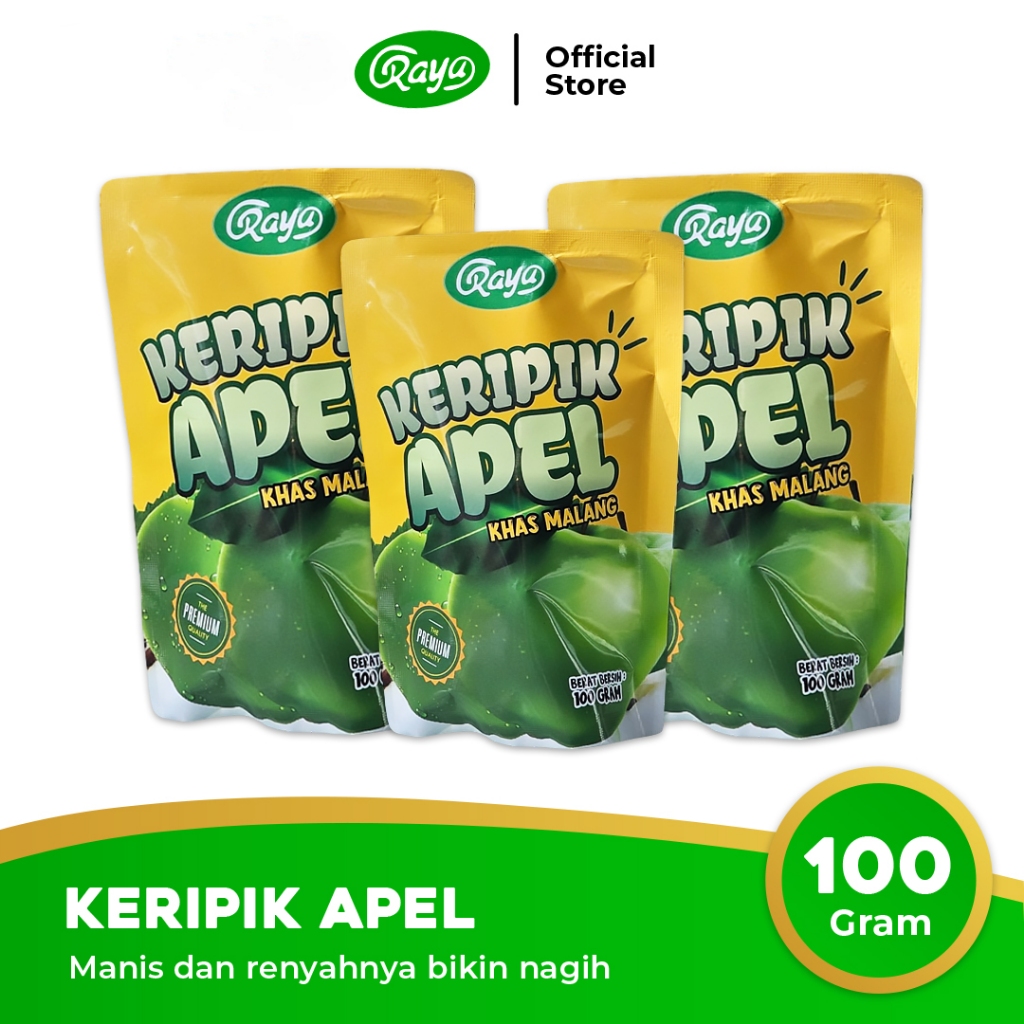 

Keripik Buah Apel Raya 100 gram – Kripik Premium Renyah Gurih | Camilan Crispy Oleh-Oleh Khas Malang