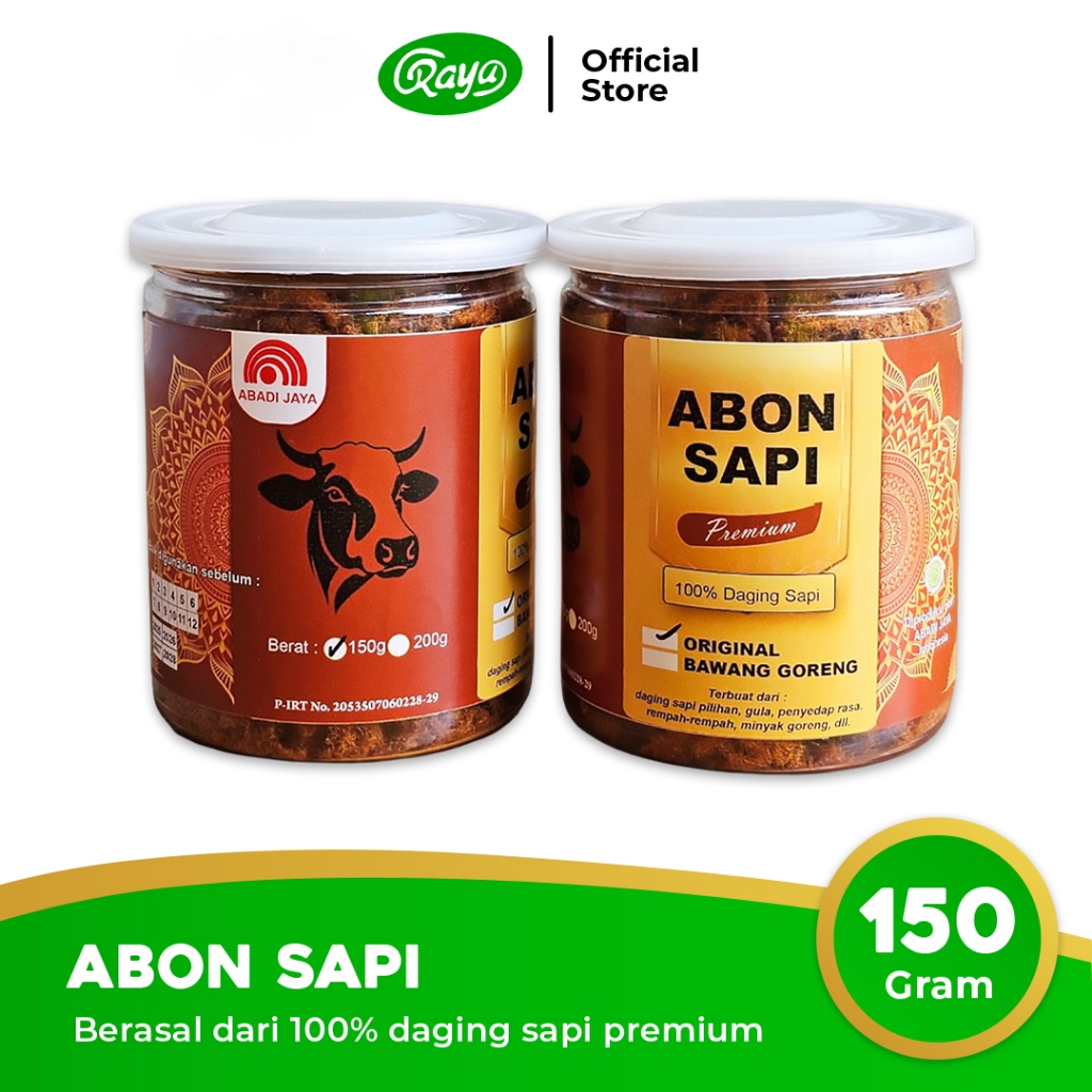 

Abon Sapi Premium Original 150 gram - Abon Siap Saji Kualitas Super | Oleh Oleh Khas Malang