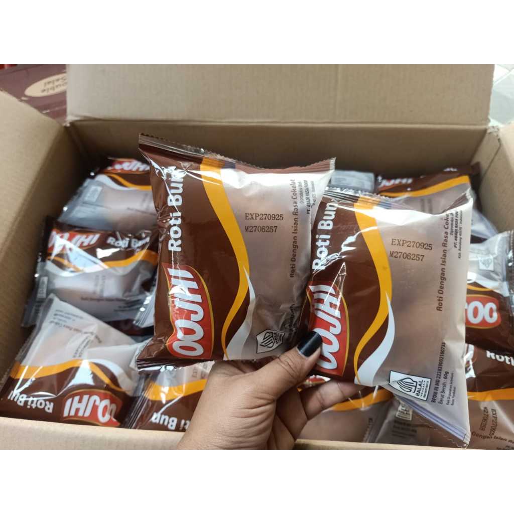 

OOJHI roti bun isian selai 1 dus isi 60 pc