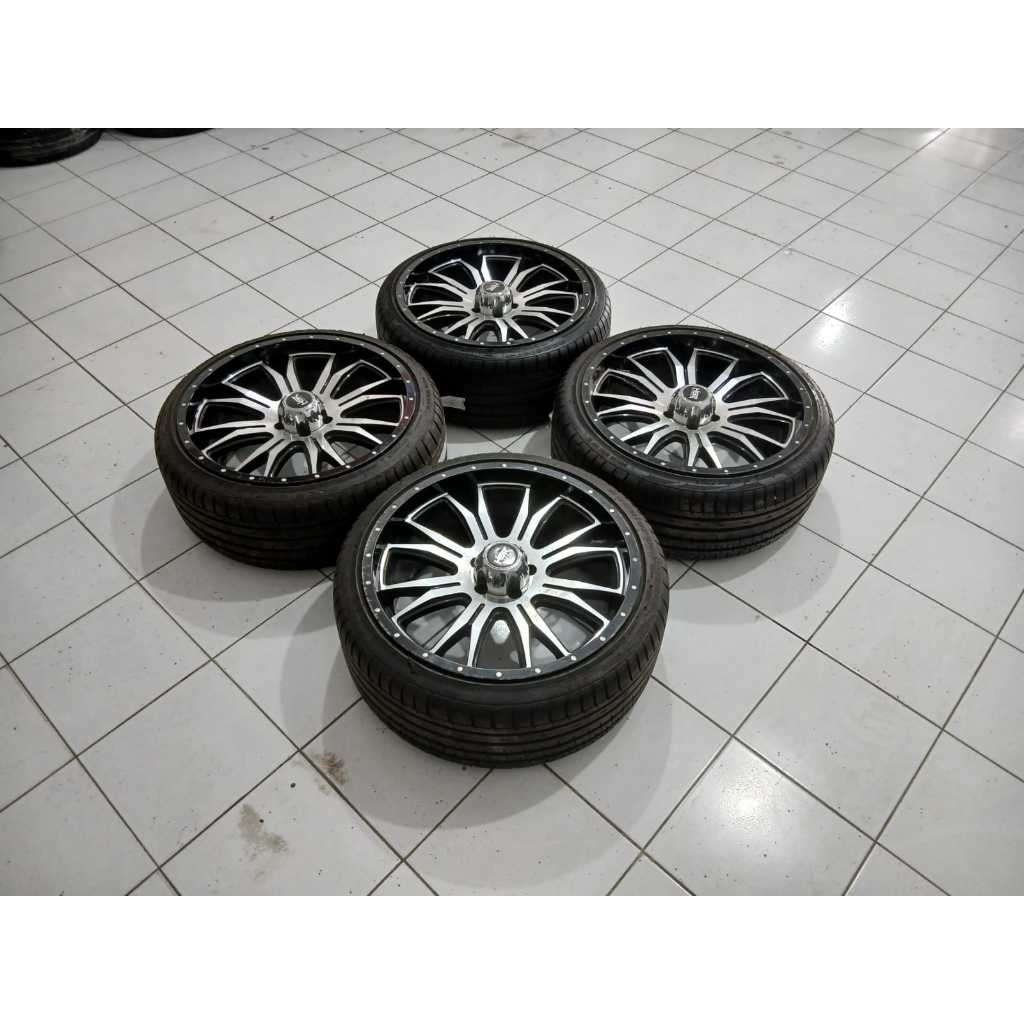 Velg racing second HSR SUBA Ring 20 buat mobil hrv,hilux single,alphard,camry