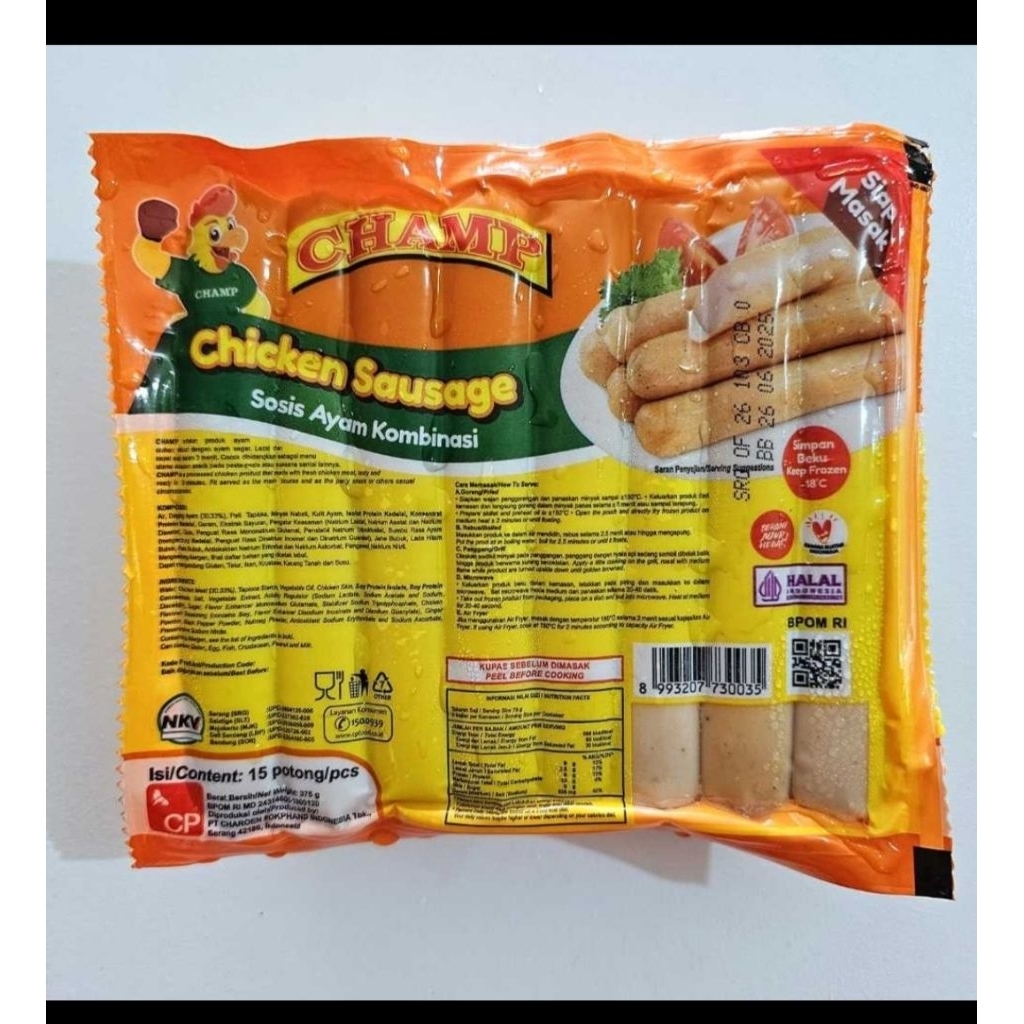 

champ sosis ayam 375gr