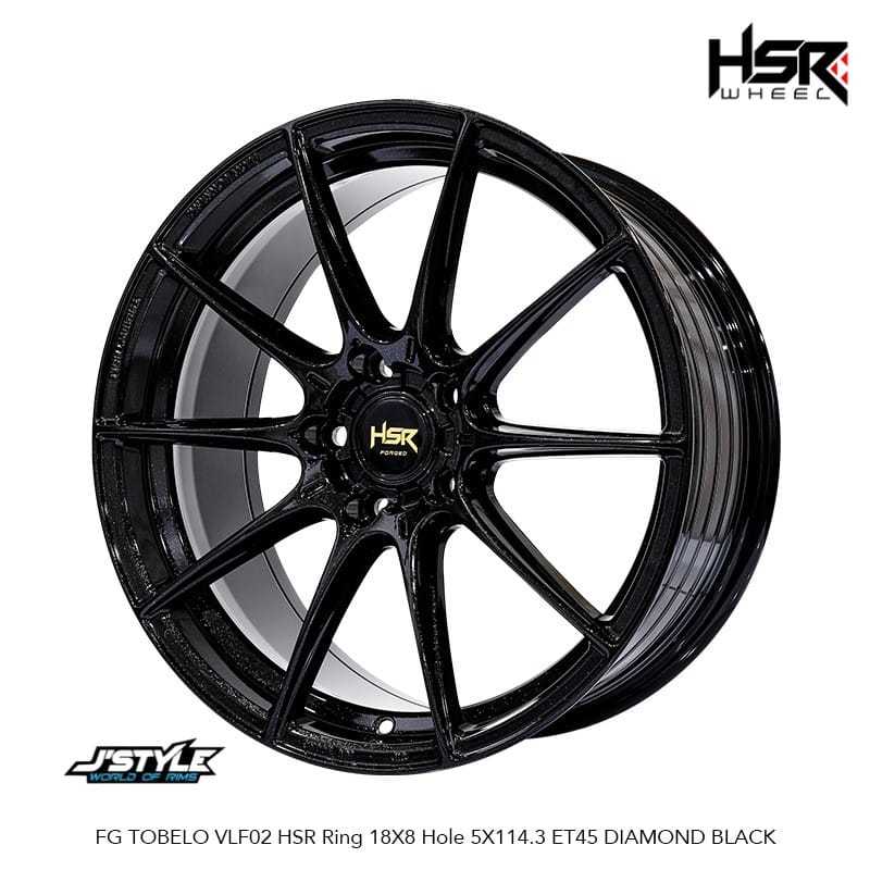 VELG RACING HR-V, CRETA, STARGAZER, X-PANDER, ERIGA, ZENIX, DLL HSR FG TOBELO RING 18