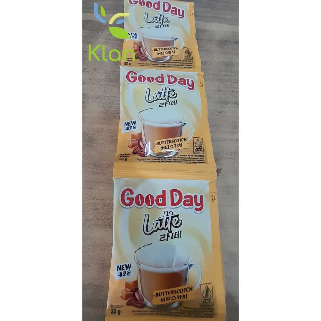 

GOOD DAY LATTE BUTTERSCOTCH 22GR / GOOD DAY SACHET/ GODDAI KOPI INSTAN