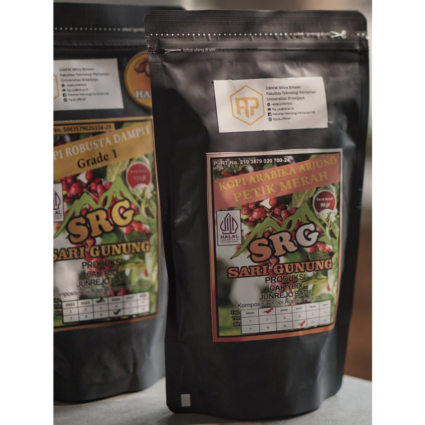 

Kopi Bubuk Arabika Arjuno Petik Merah Murni "SRG" | Sari Gunung