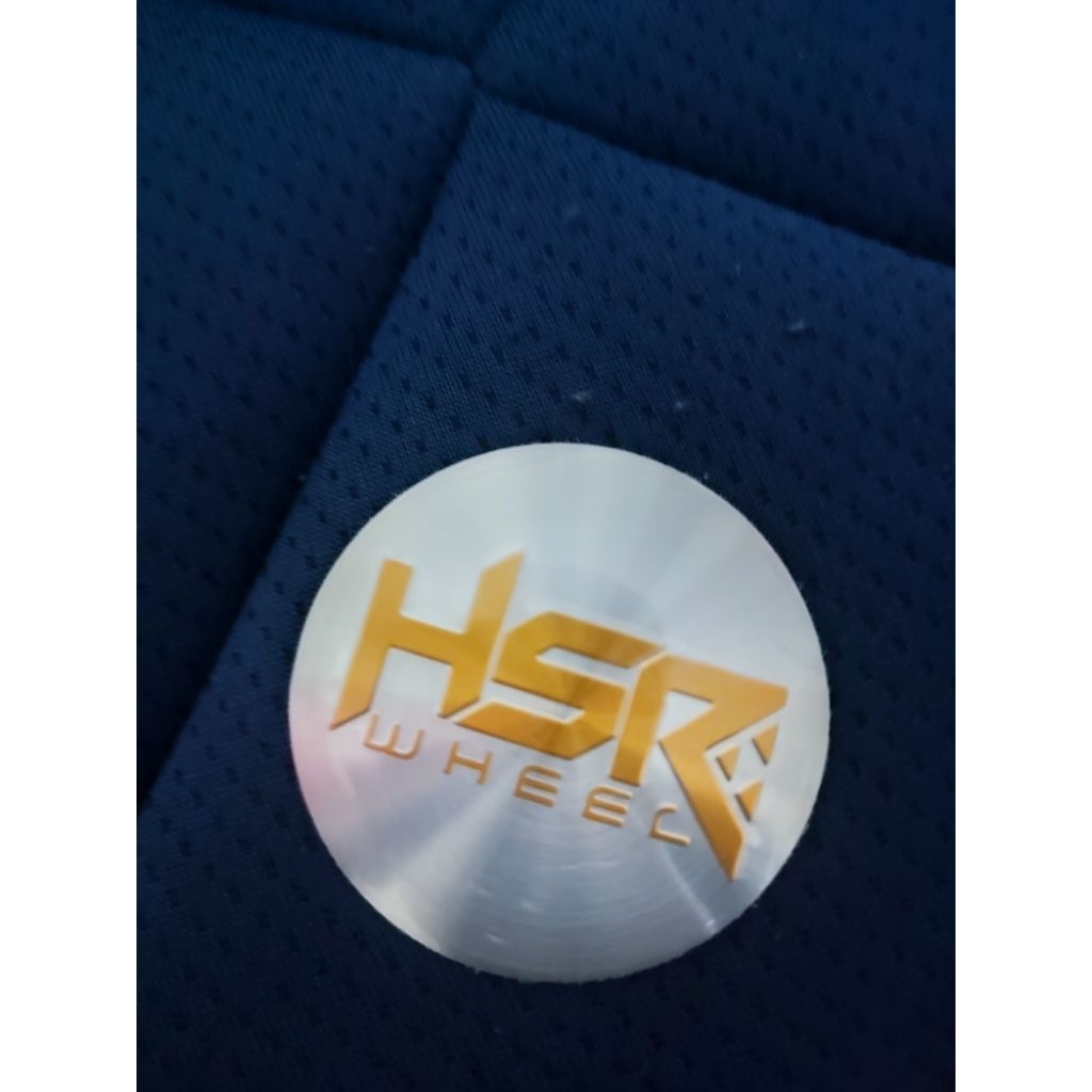 Sticker Dop New Hsr Original // Emblem Dop Velg HSR WHEEL Ukuran 5.7cm Cembung