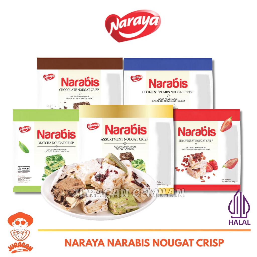 

Naraya Narabis Nougat Crisp - Halal 200gr