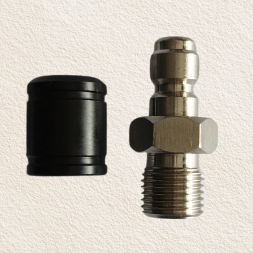 Mini Kupler Jantan M10x1 + Tutup Teflon Siap Pakai