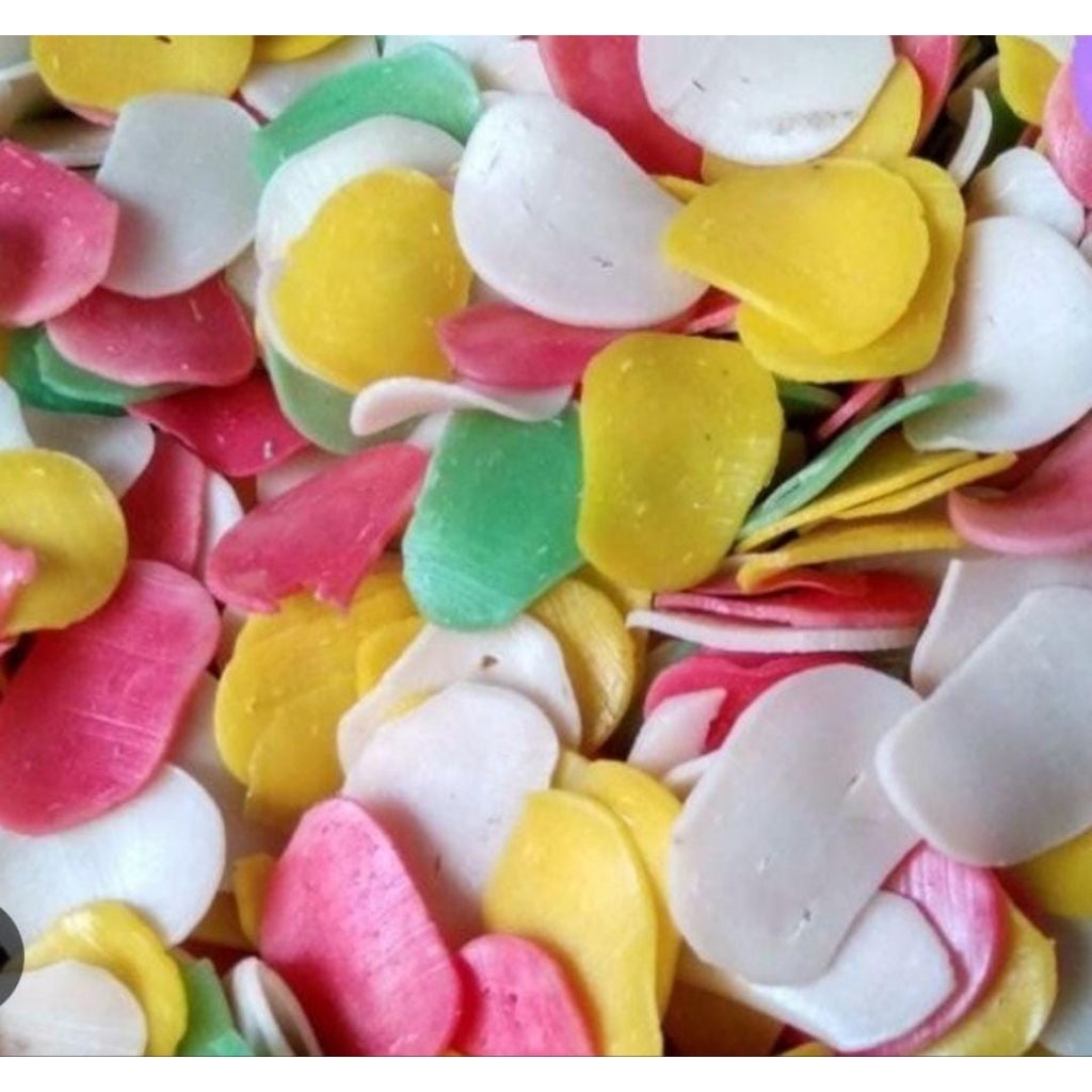 

krupuk bawang warna 1 kg