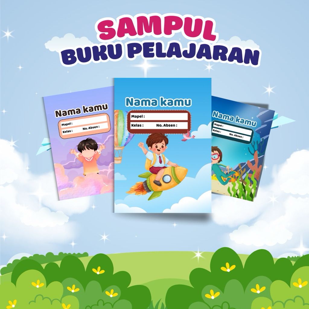 

Sampul Buku Custom nama laki laki Part 4 - Isi 10 pcs Cover buku Sampul buku Kecil Standart Sidu sampul cover buku tulis siswa sekolah kelas TK SD SMP SMA
