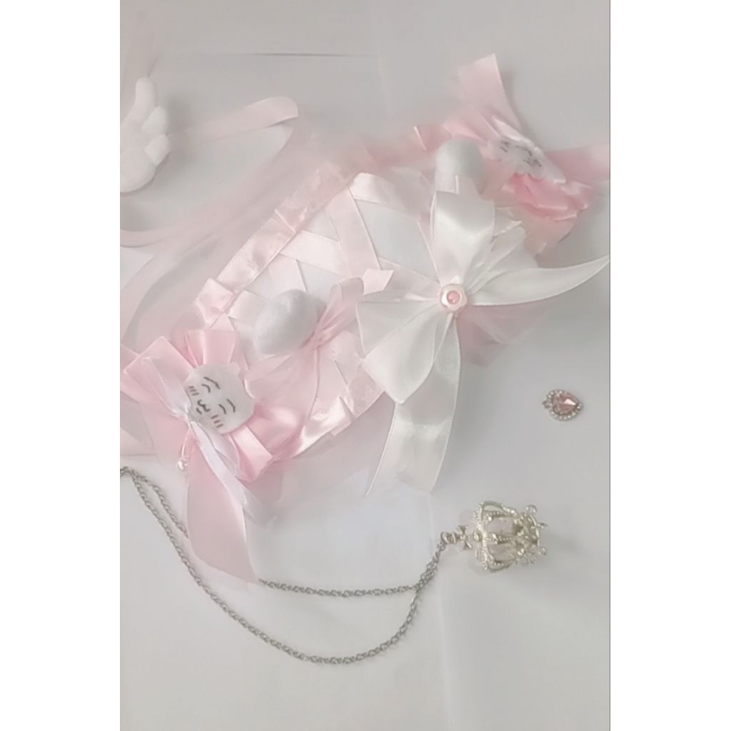 HEADDRESS HEADBAND BANDO CHIIKAWA RYOUSANGATA JIRAI KEI BANDO PEREMPUAN GAYA JEPANG HIASAN AKSESORIS