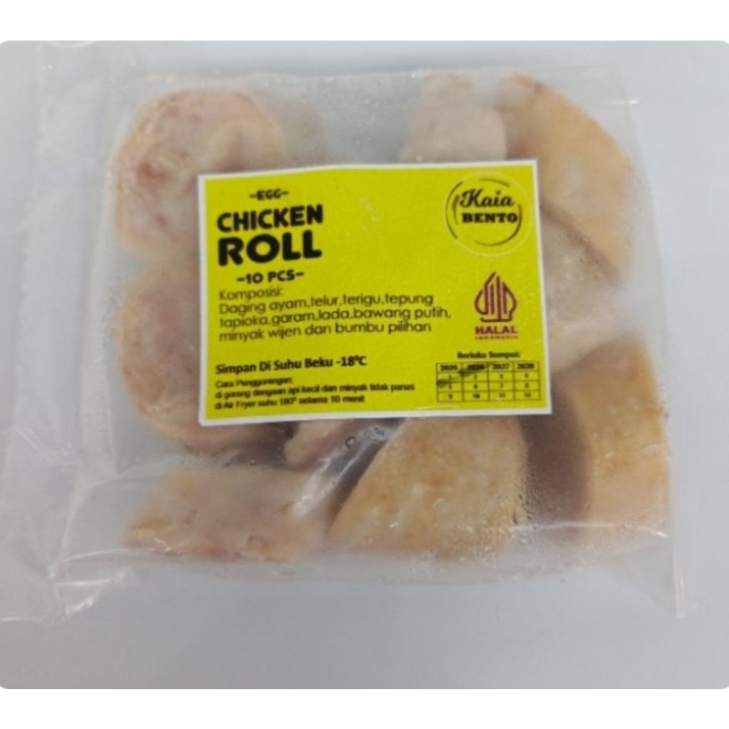 

KAIA EEG CHICKEN ROLL ISI 10 PC - 350g