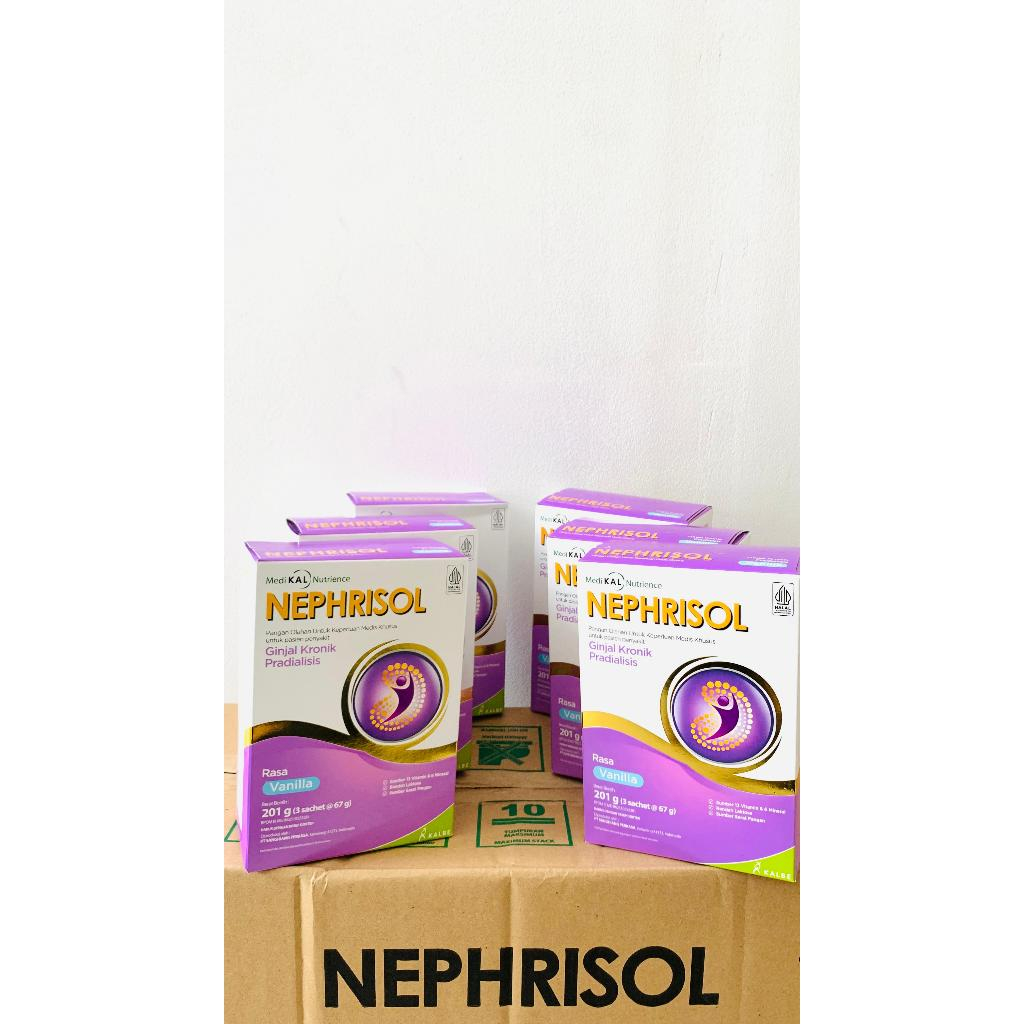

Bundle 6 box susu Nephrisol Vanilla Cappucino 6 box