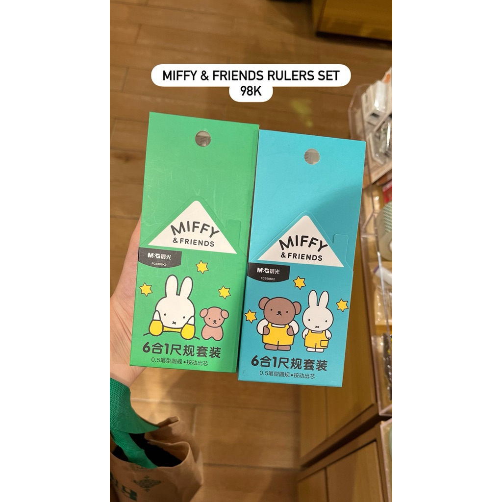 

Jastip M&G Life By Lutido | Miffy And Friends Rulers Set / Set Penggaris Jangka Pensil