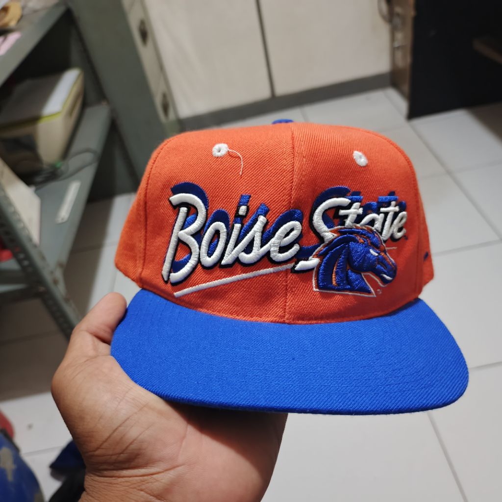 TOPI SNAPBACK VINTAGE/LAWAS BRAND ZEPHYR COLABS TEAM NFL BOISE STATE BRONCOS