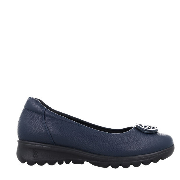 Bocorocco D. Melani 04 Navy - Wedges Kulit Asli Halal