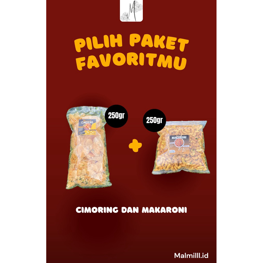

Paket Bundling Hemat! Cimoring dan Makaroni