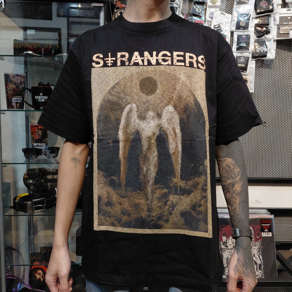 T Shirt Band Official STRANGERS - SERAPH Original (LOKAL)