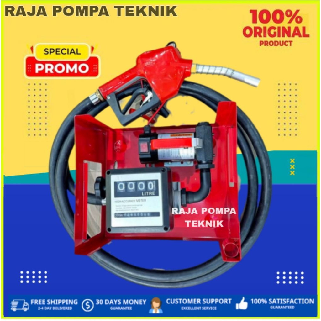 Paket Pompa Solar Diesel Pump lSet Flow Meter 4Digit Paket Flow Meter Solar 1Set Lengkap