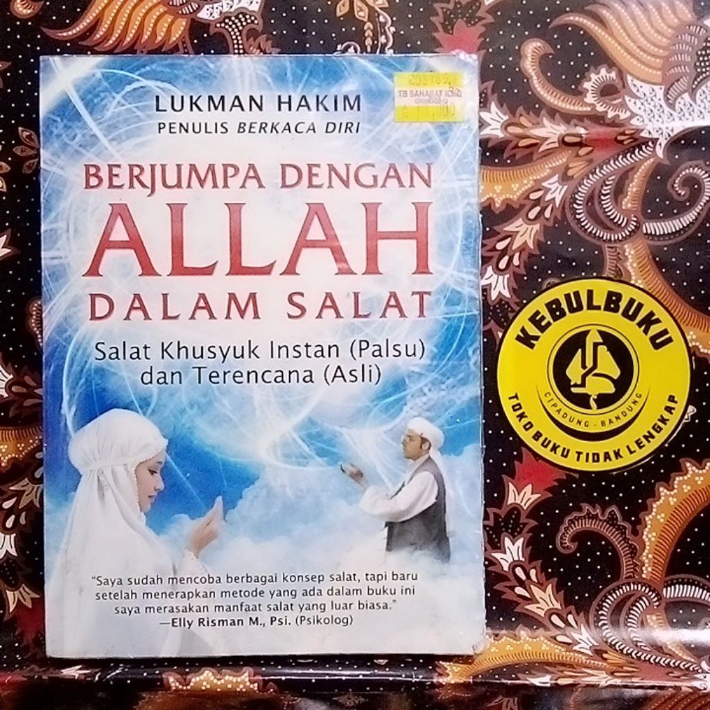 Original | Buku Berjumpa Dengan Allah dalam Salat | Lukman Hakim | Buku Salat Khusyuk Instan (Palsu)