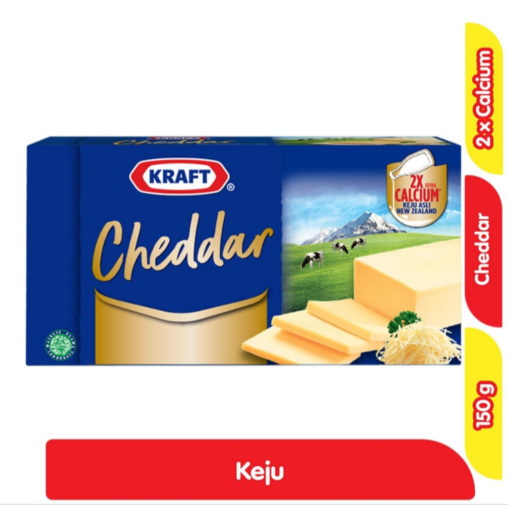 

Kraft Keju Cheddar Box 150g