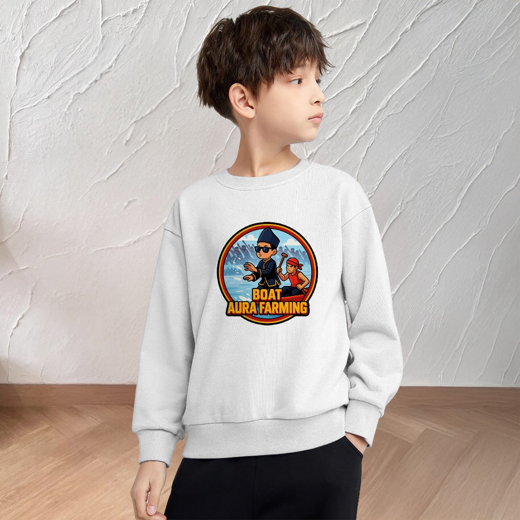 Kaos Pacu Jalur viral Kaos aura farming baju anak pacu jalur aura farming